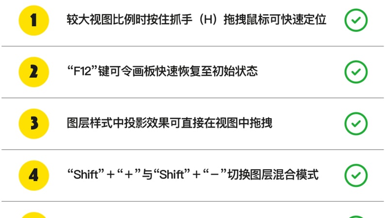 介绍五个比较实用的PS使用心得技巧
