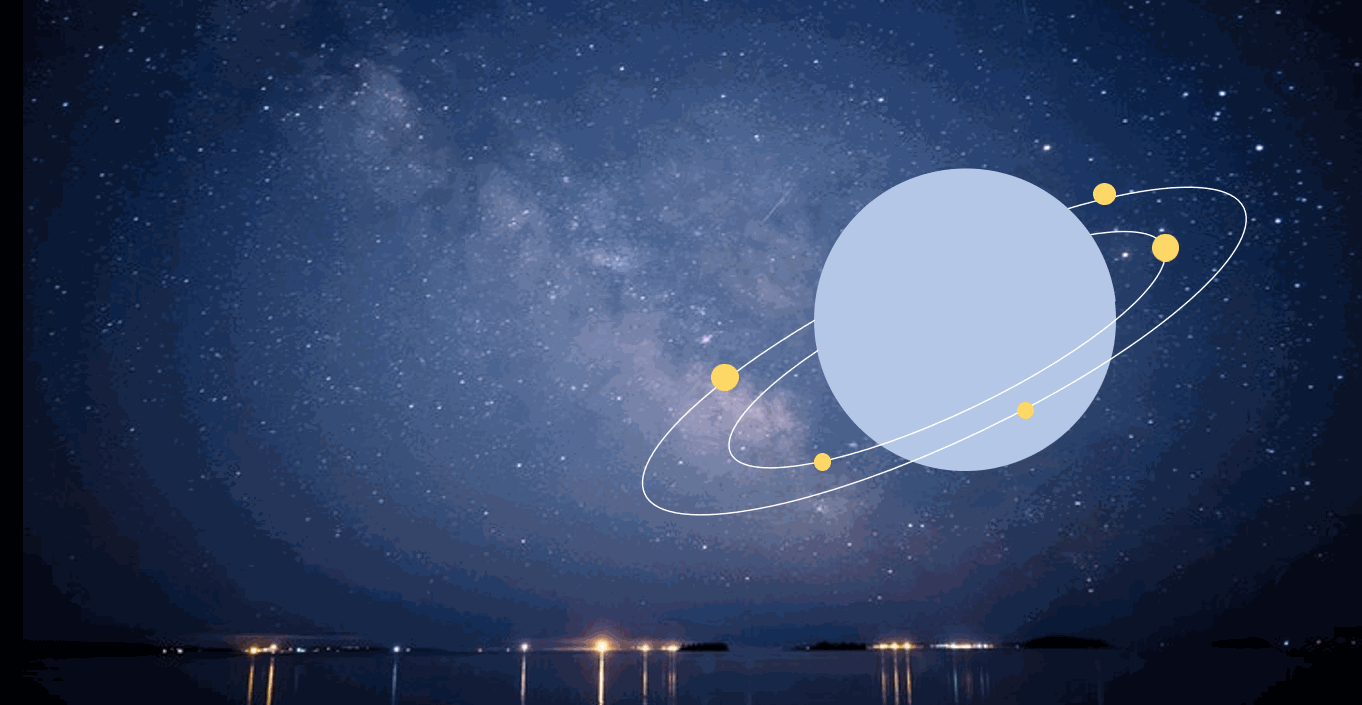 滚动星球PPT动画制作